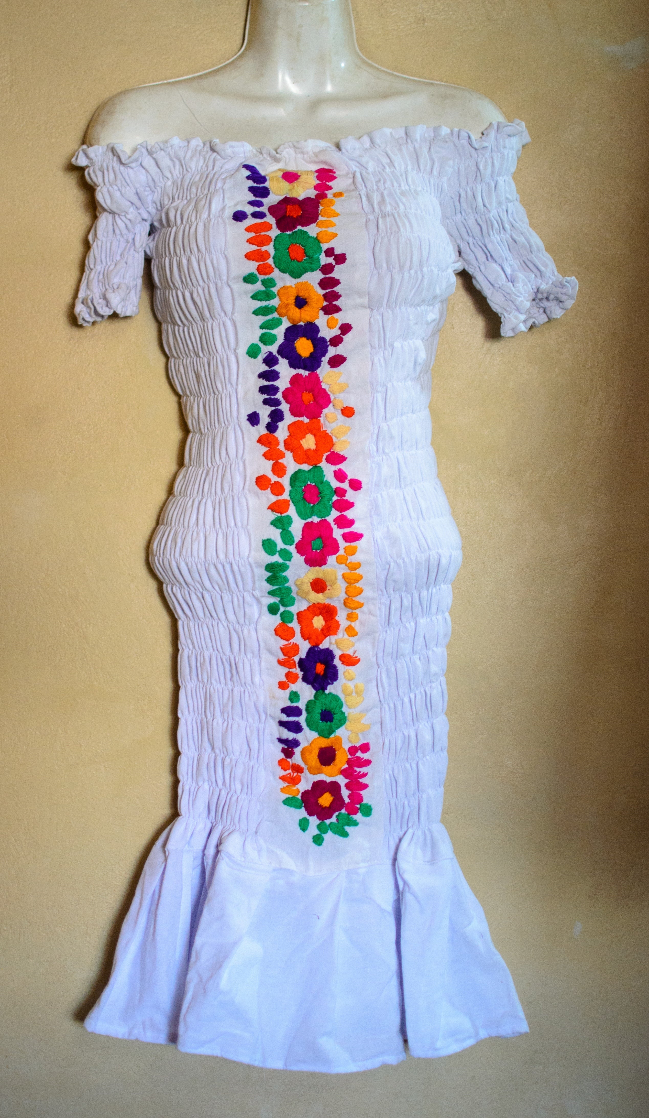 Vestido Sirena para mujer | Azul y Blanco – Talla chica | NAWI