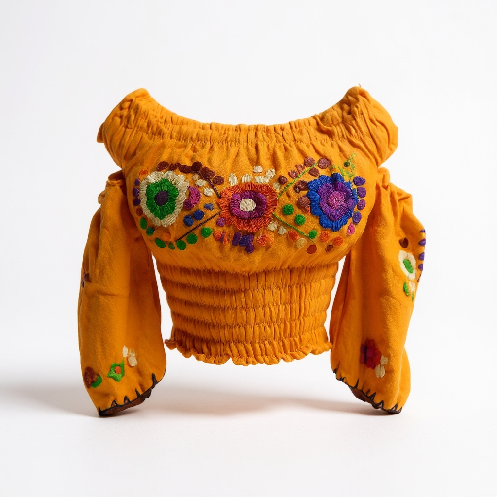 Blusa artesanal para mujer con bordado a mano | Chiapas – NAWI